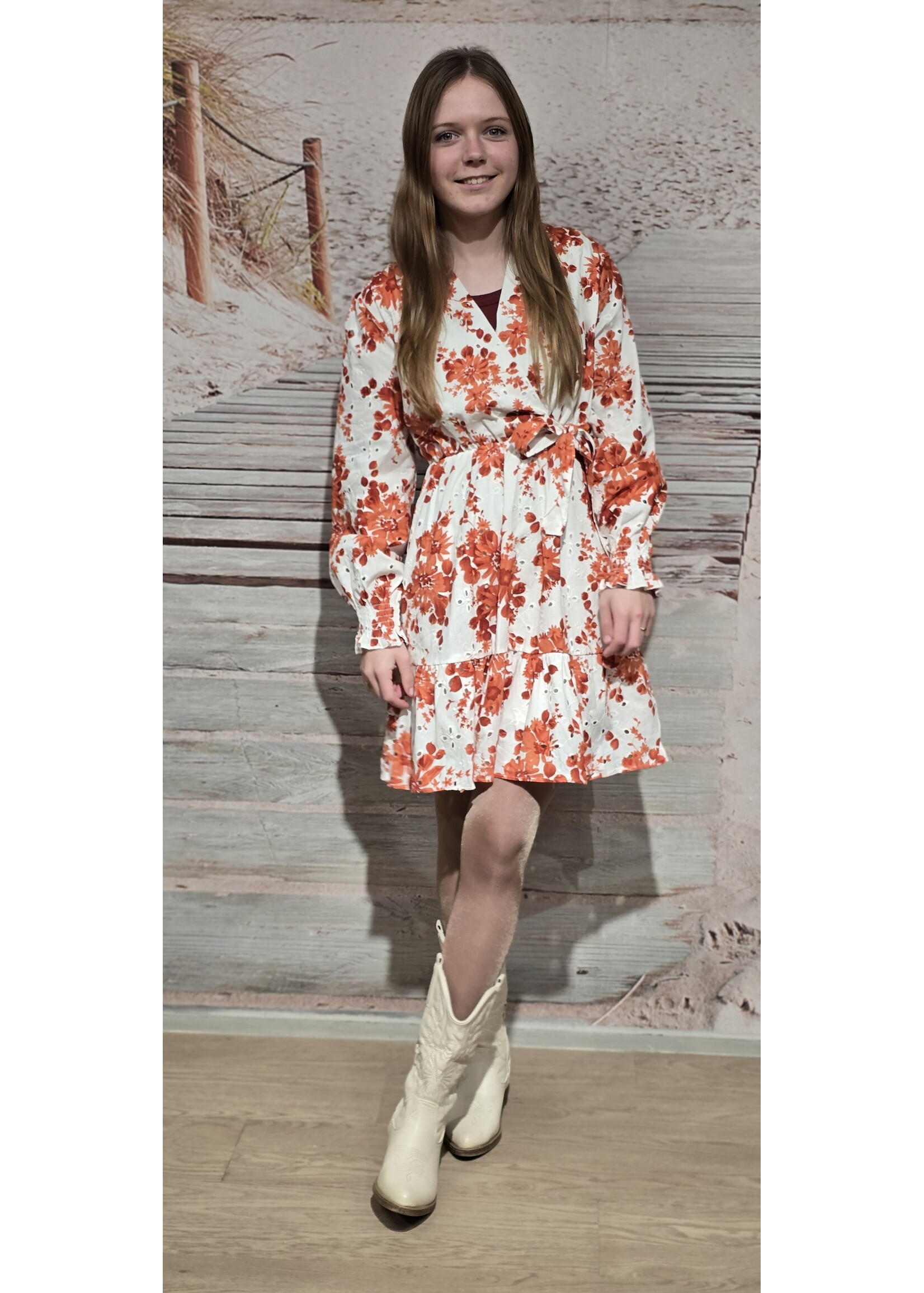 Jurk Fleur twee kleuren