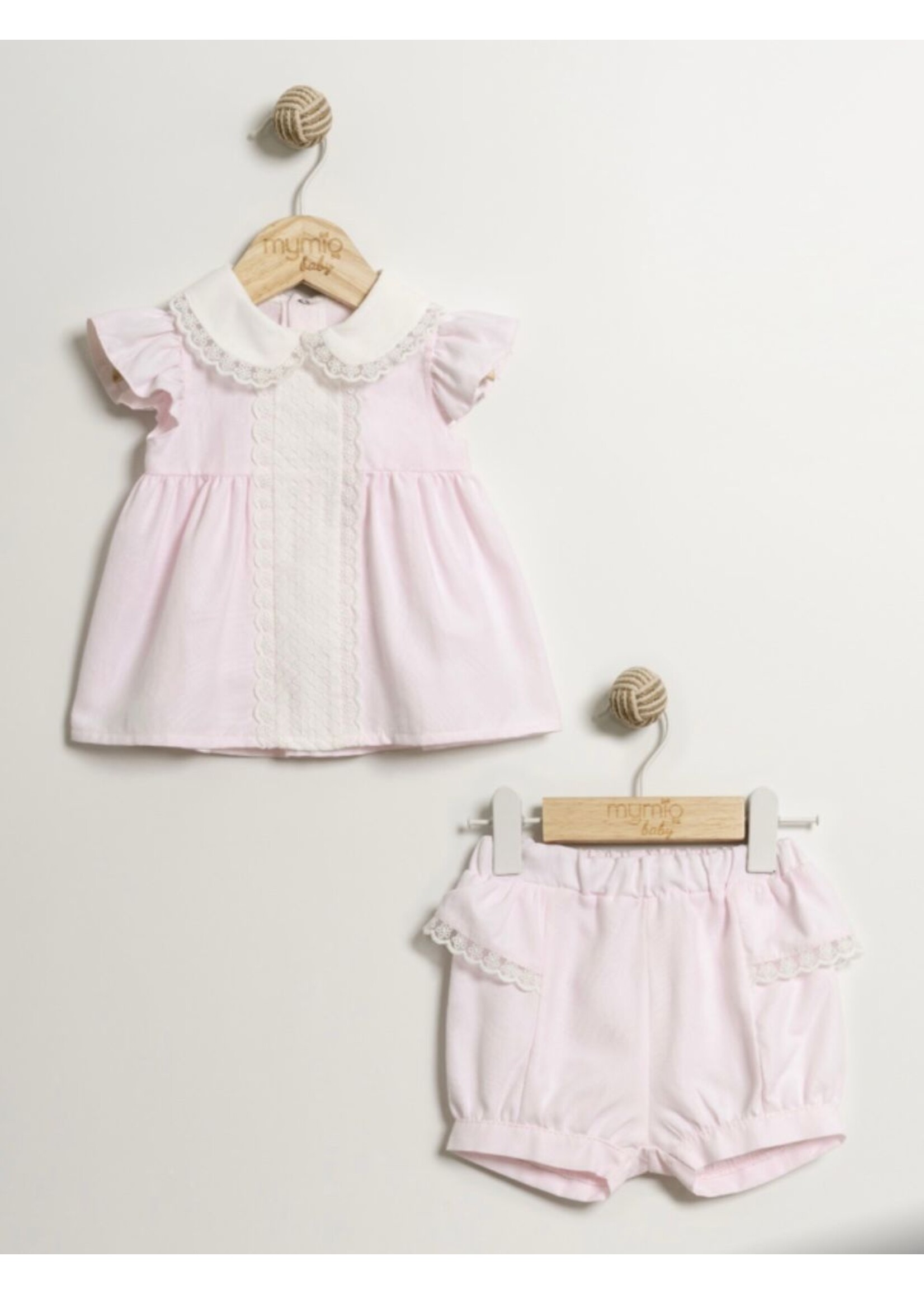 Jurk met broekje roze