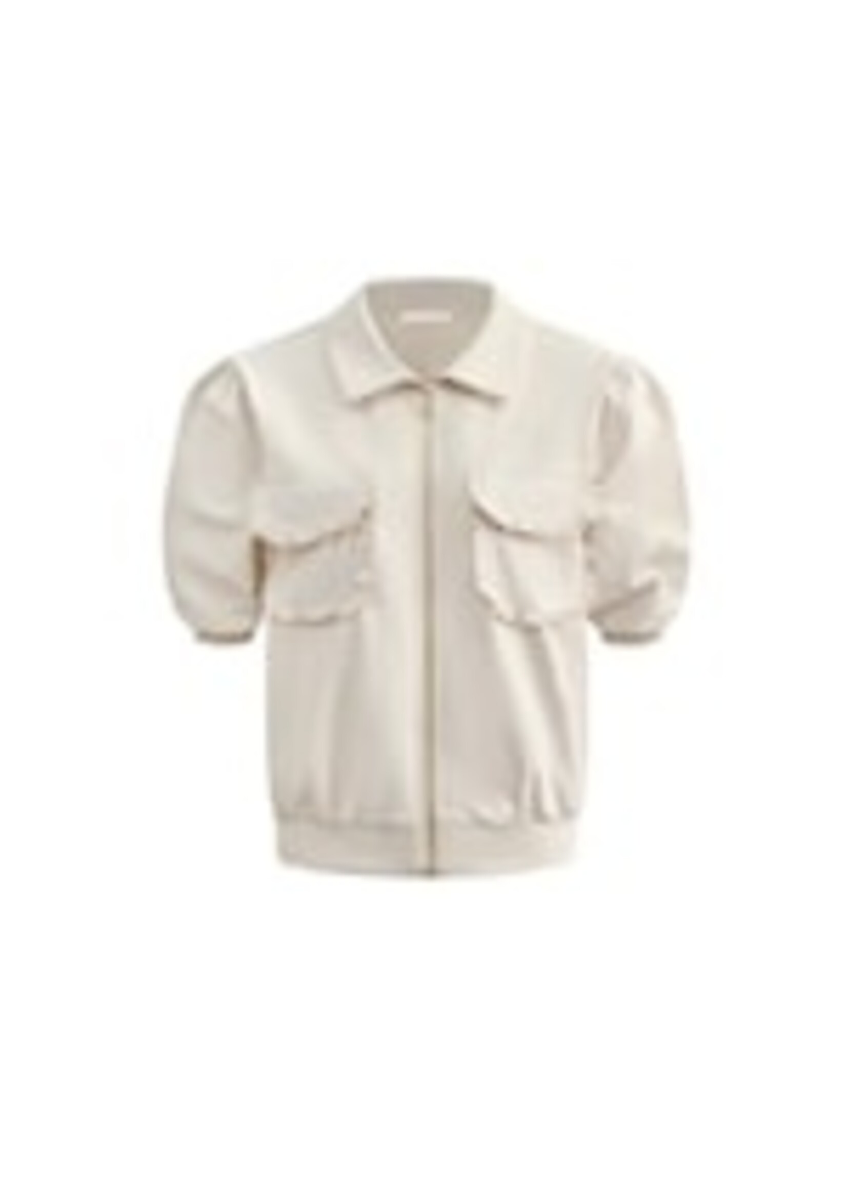 Jacket korte mouw met rits