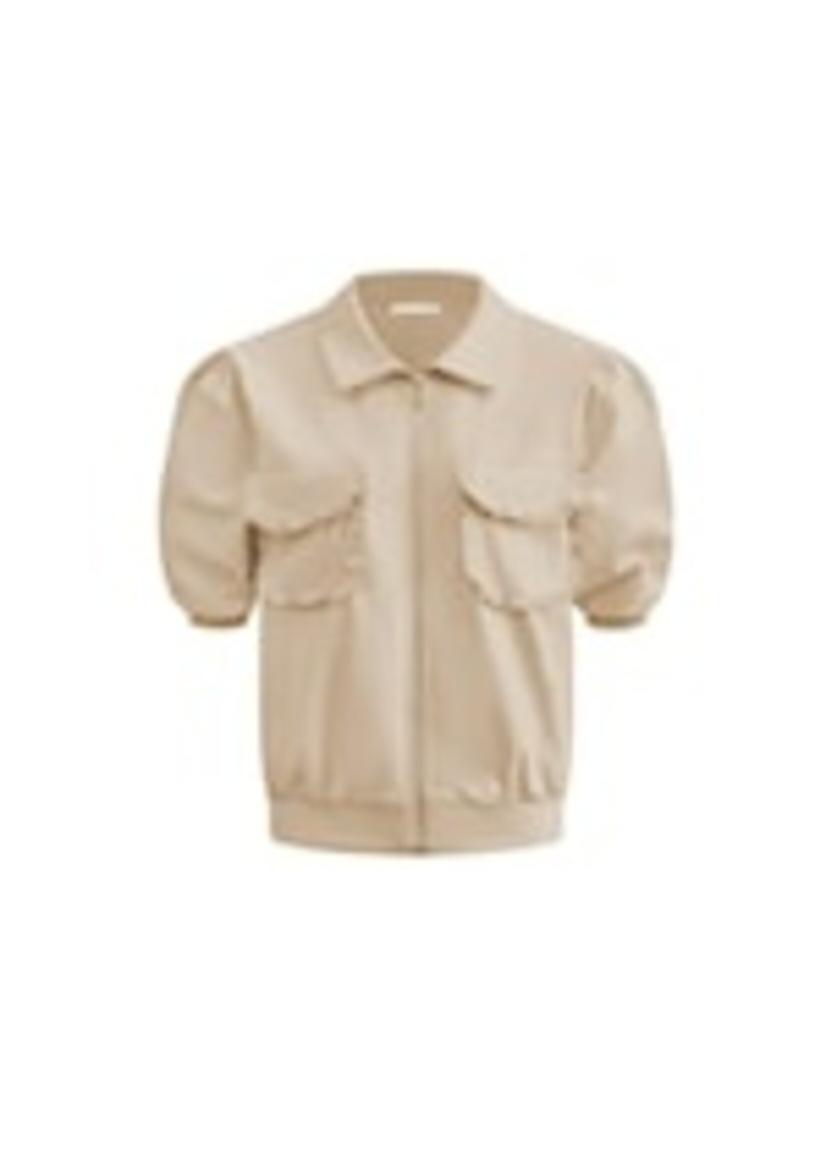Jacket korte mouw met rits