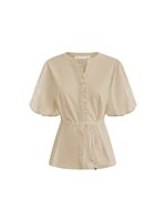 Blouse met borduursel