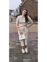 Gebreide tops met korte mouw