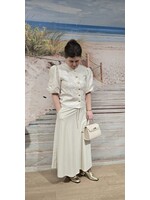 Jacket korte mouw satijn