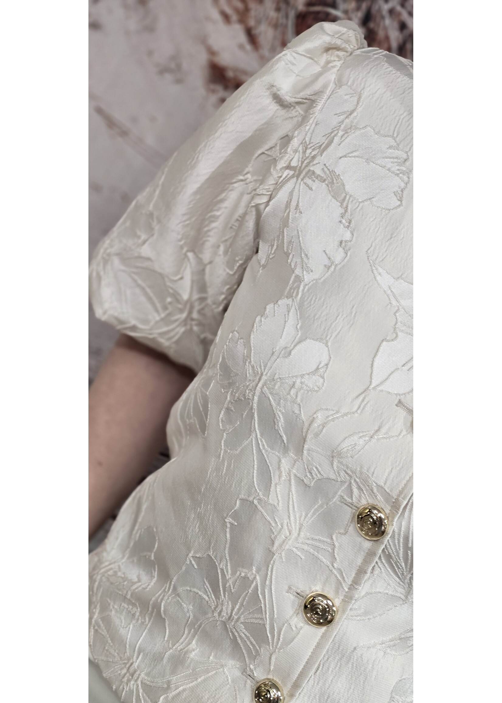 Jacket korte mouw satijn