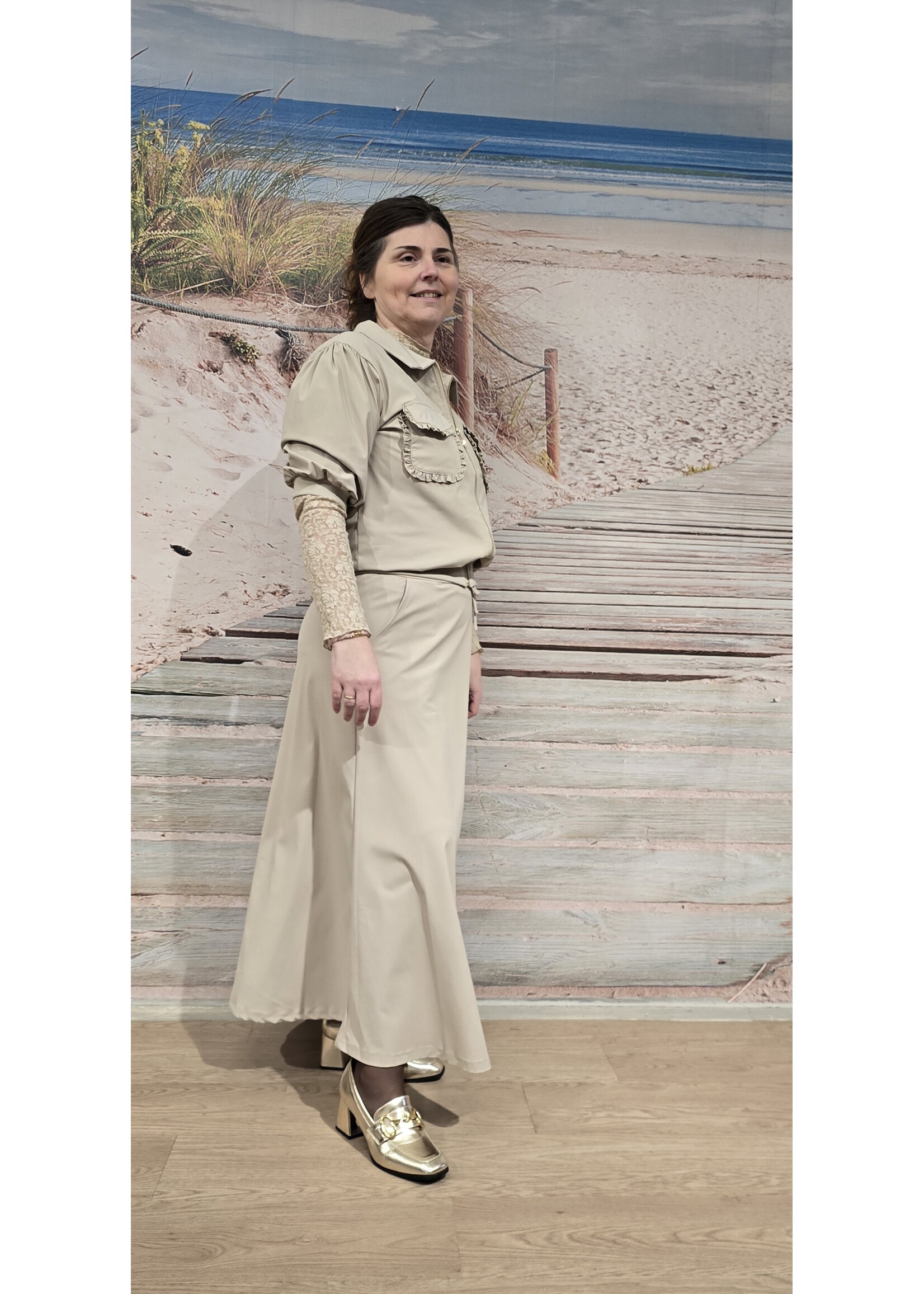 Jacket korte mouw met rits