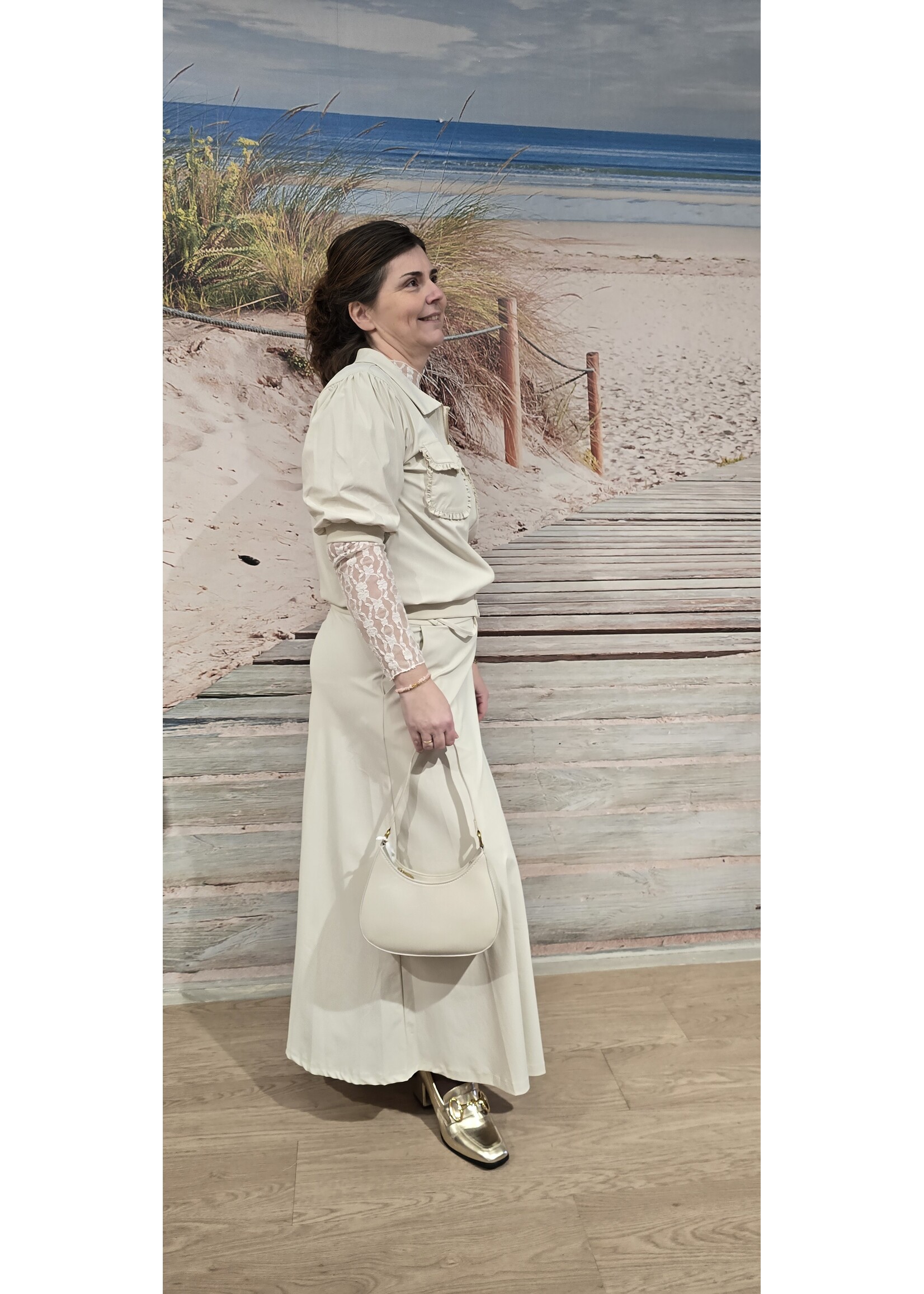 Jacket korte mouw met rits