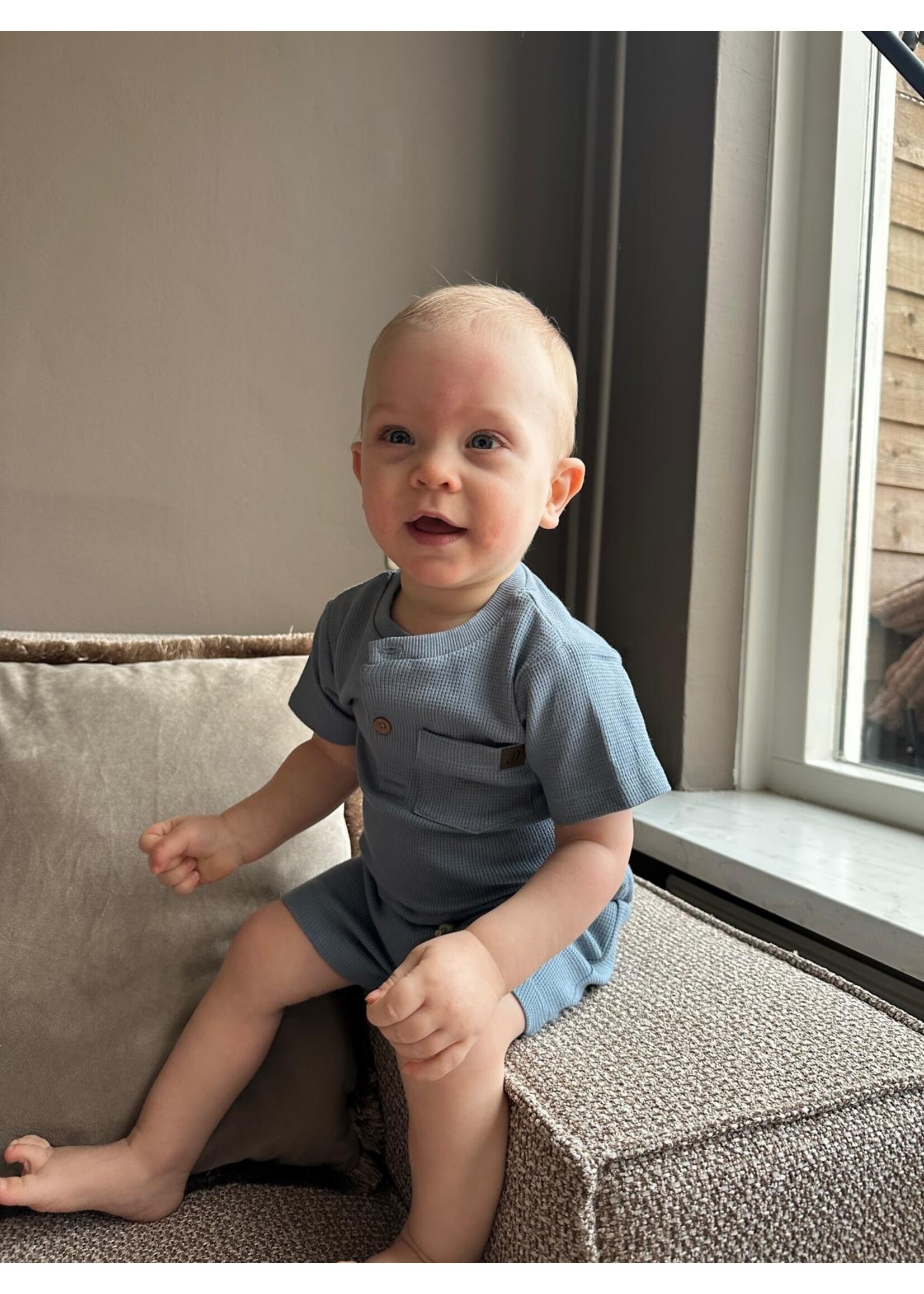 Shirt effen of streep