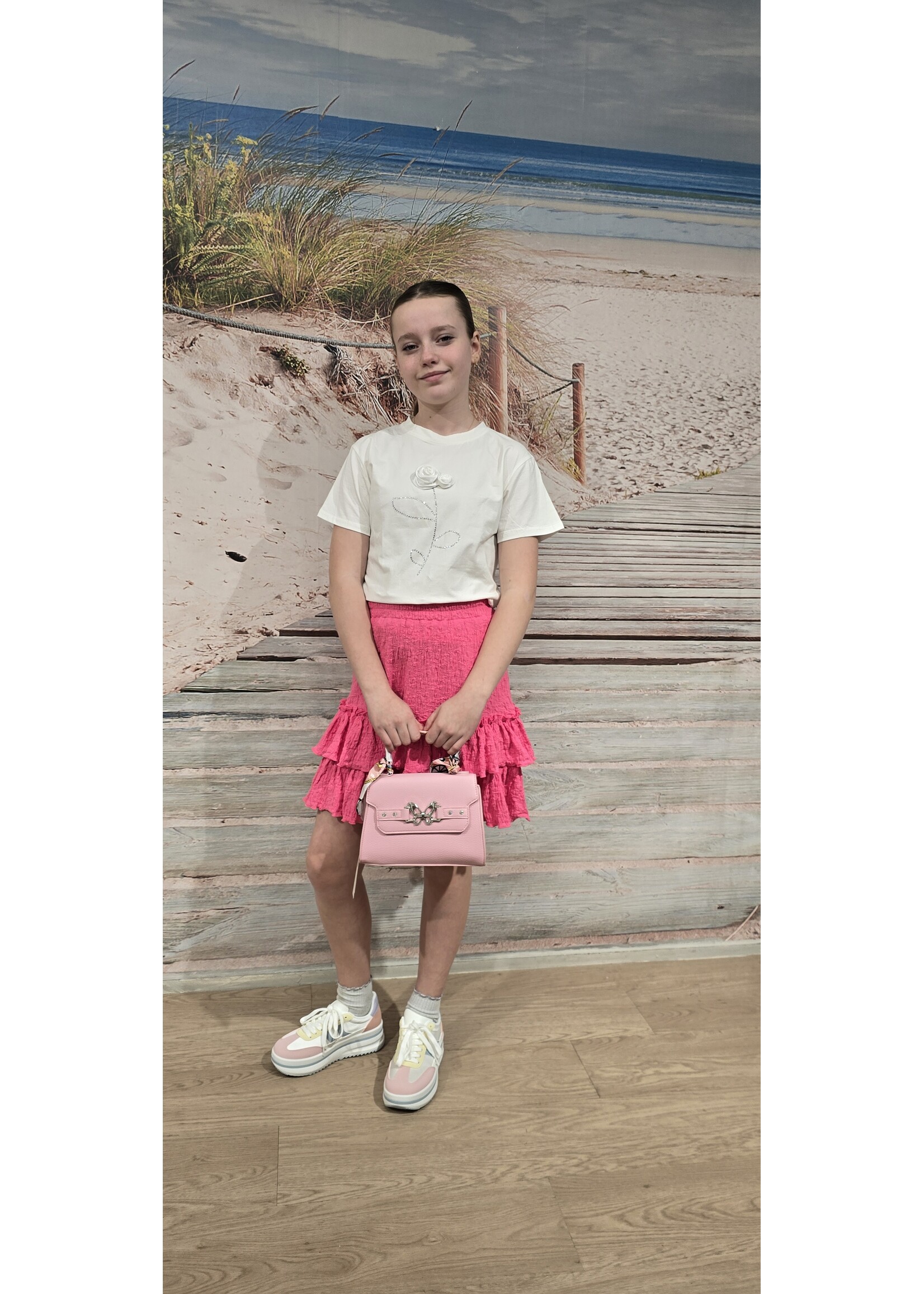 Rok Sandra 4 kleuren Fuchsia