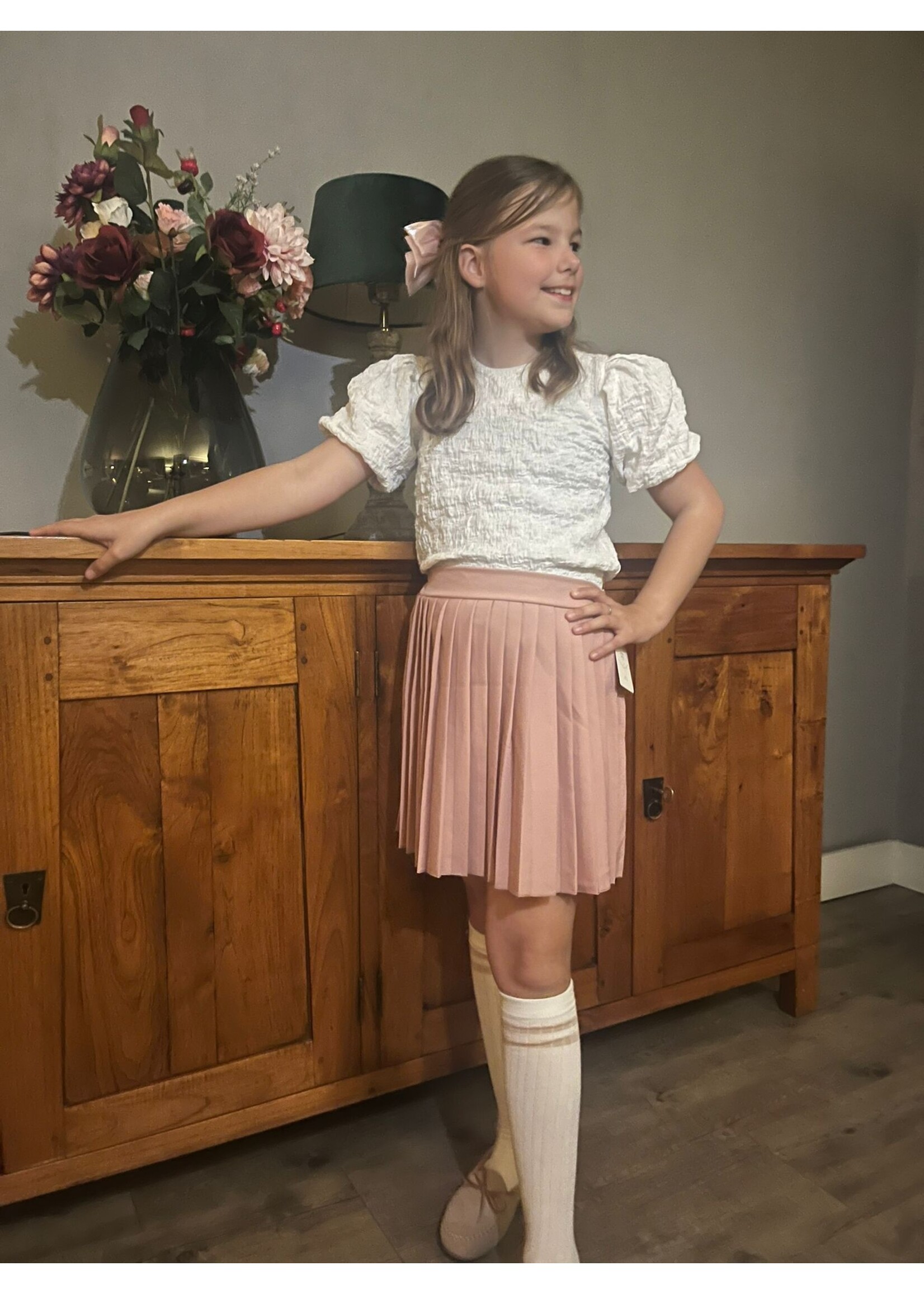 Blouse met ballonmouwtjes