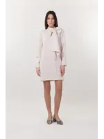 Jurk met strik drie kleuren