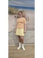 Knitwear top geel/oranje