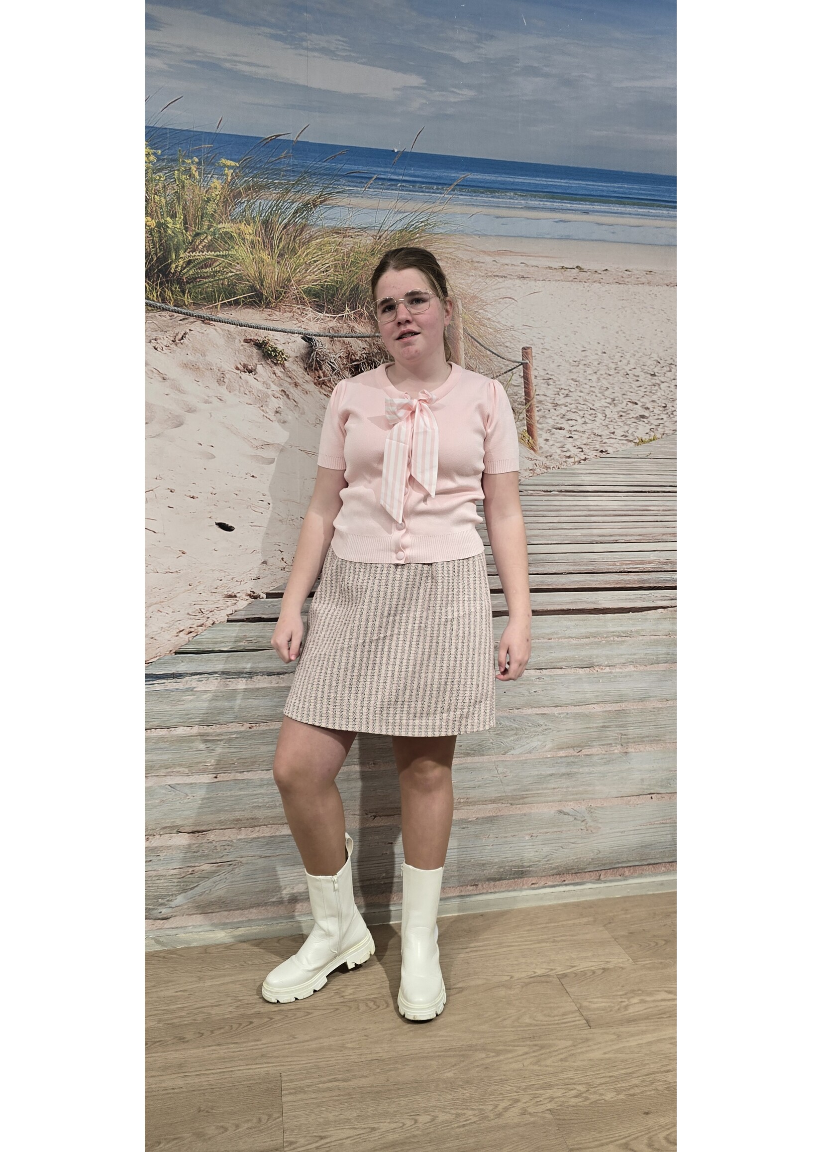 Bouclé rok Aline