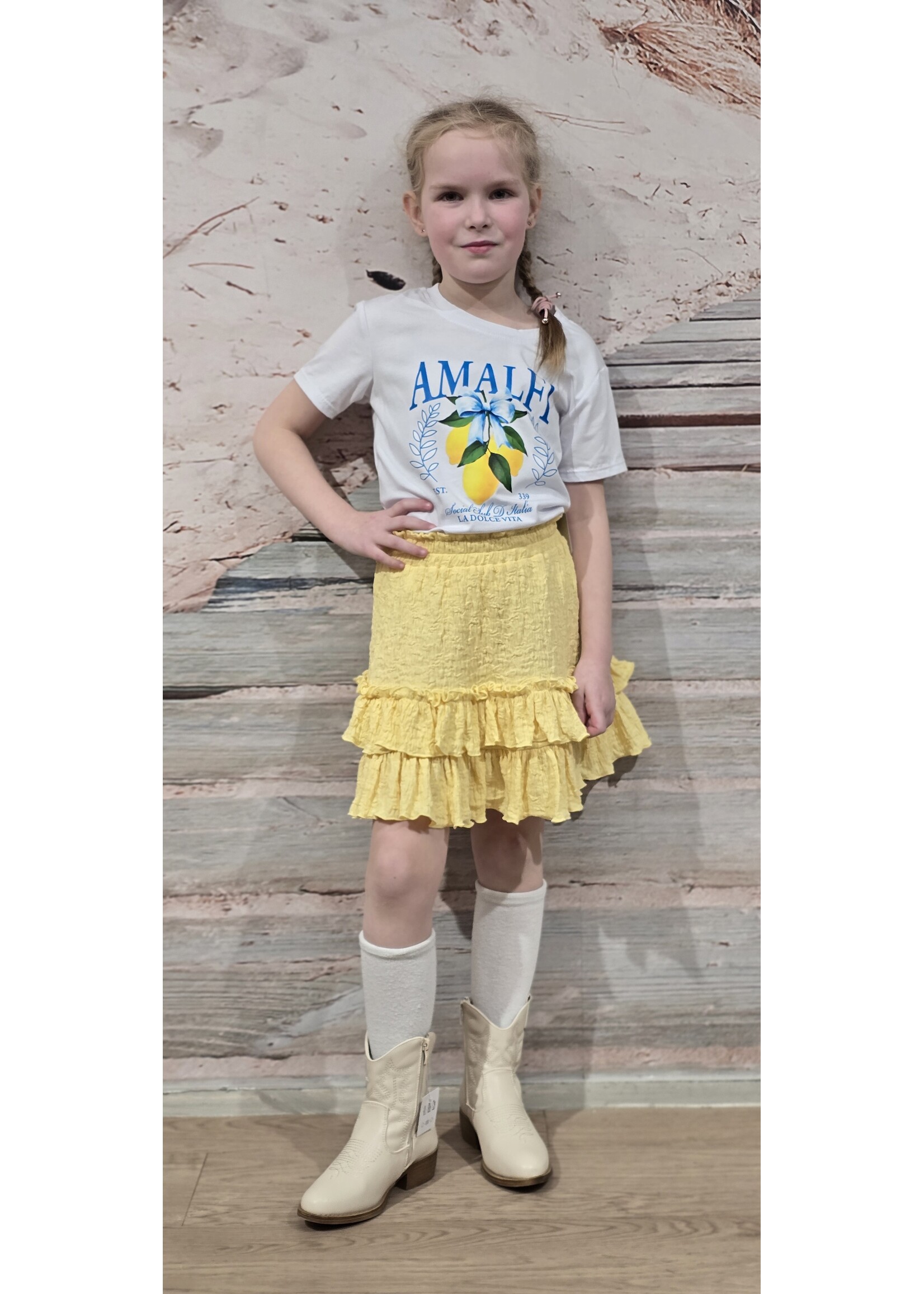 Shirt met citroentjes