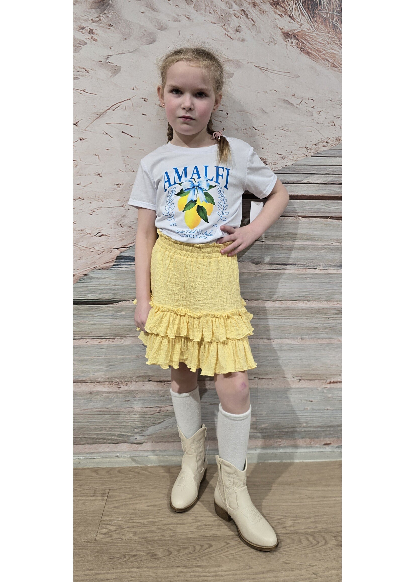 Shirt met citroentjes