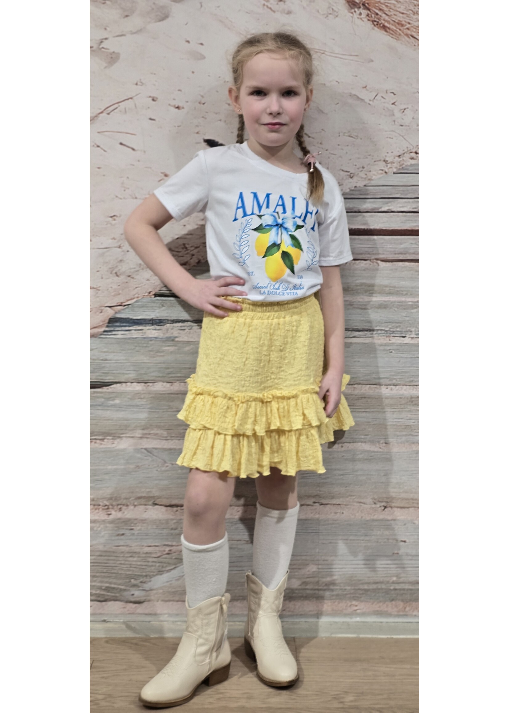 Shirt met citroentjes