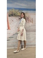 Satijn plooi jurk twee lengtes