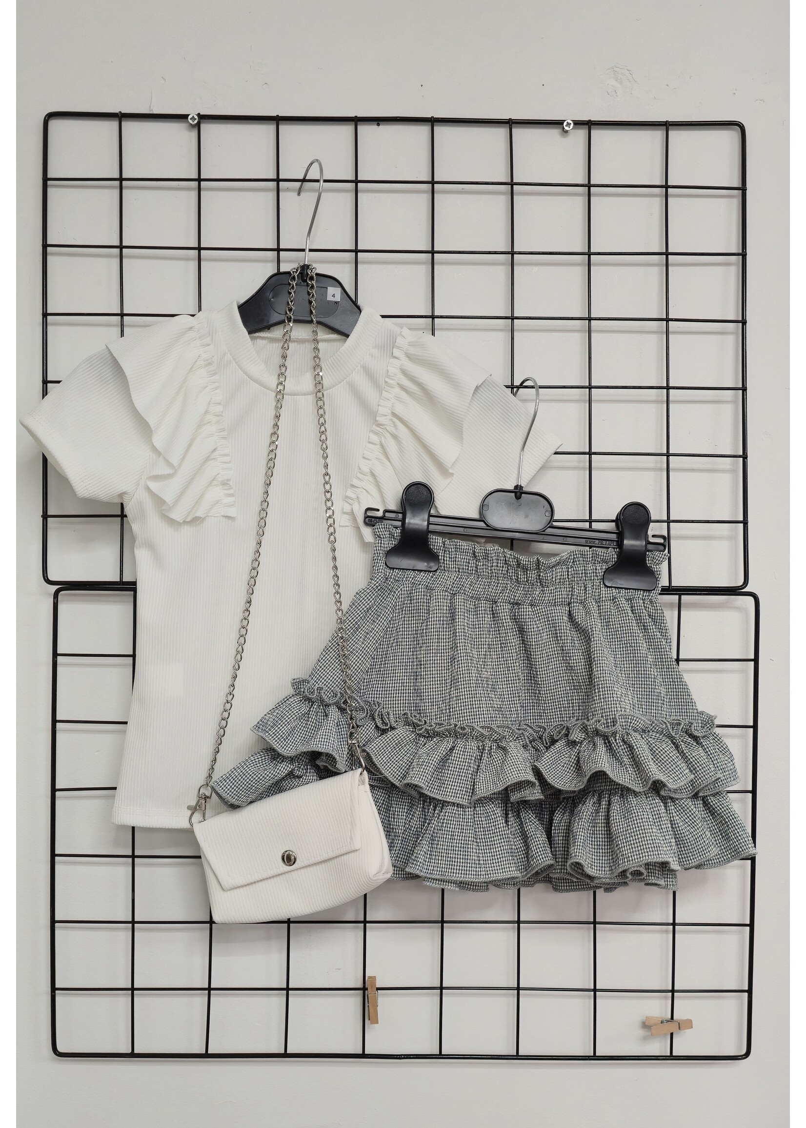 Shirt met tasje drie kleuren