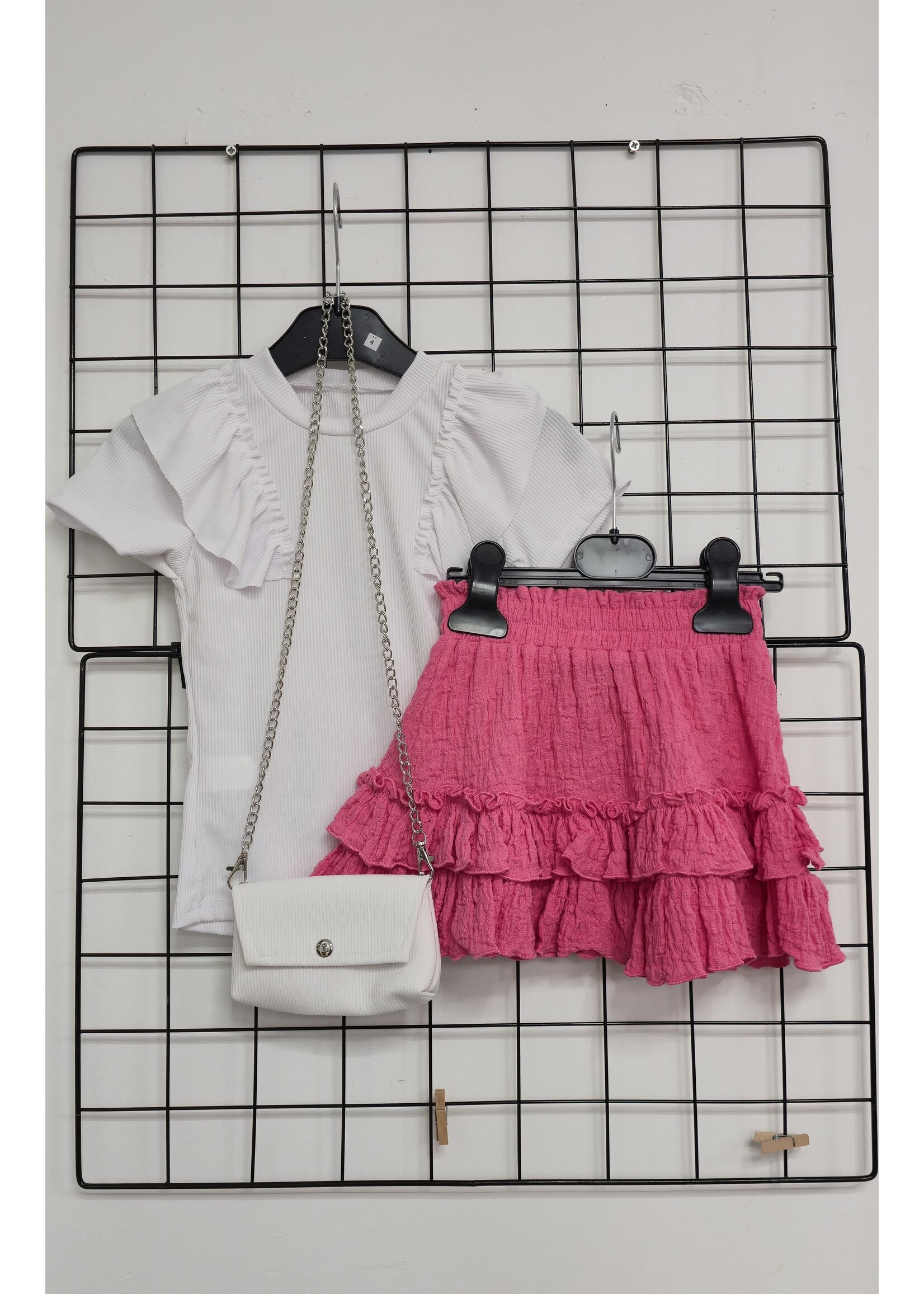 Shirt met tasje drie kleuren