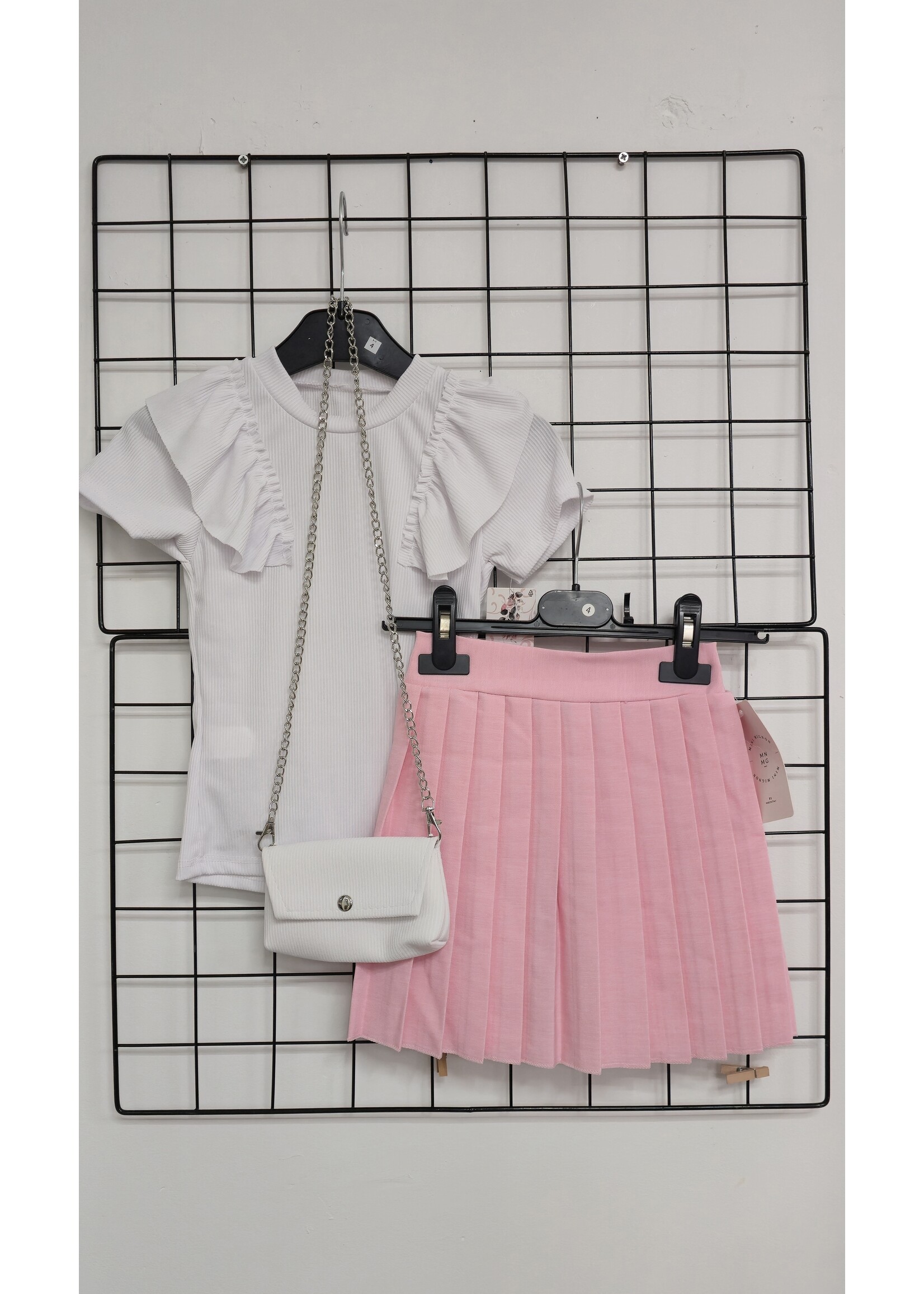 Shirt met tasje drie kleuren