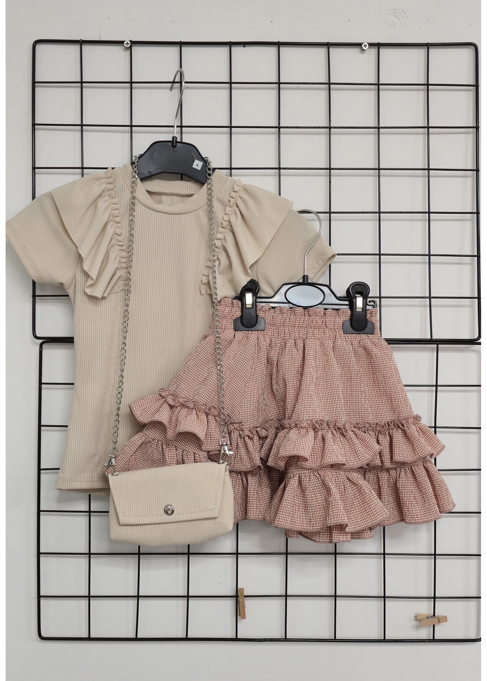 Shirt met tasje drie kleuren