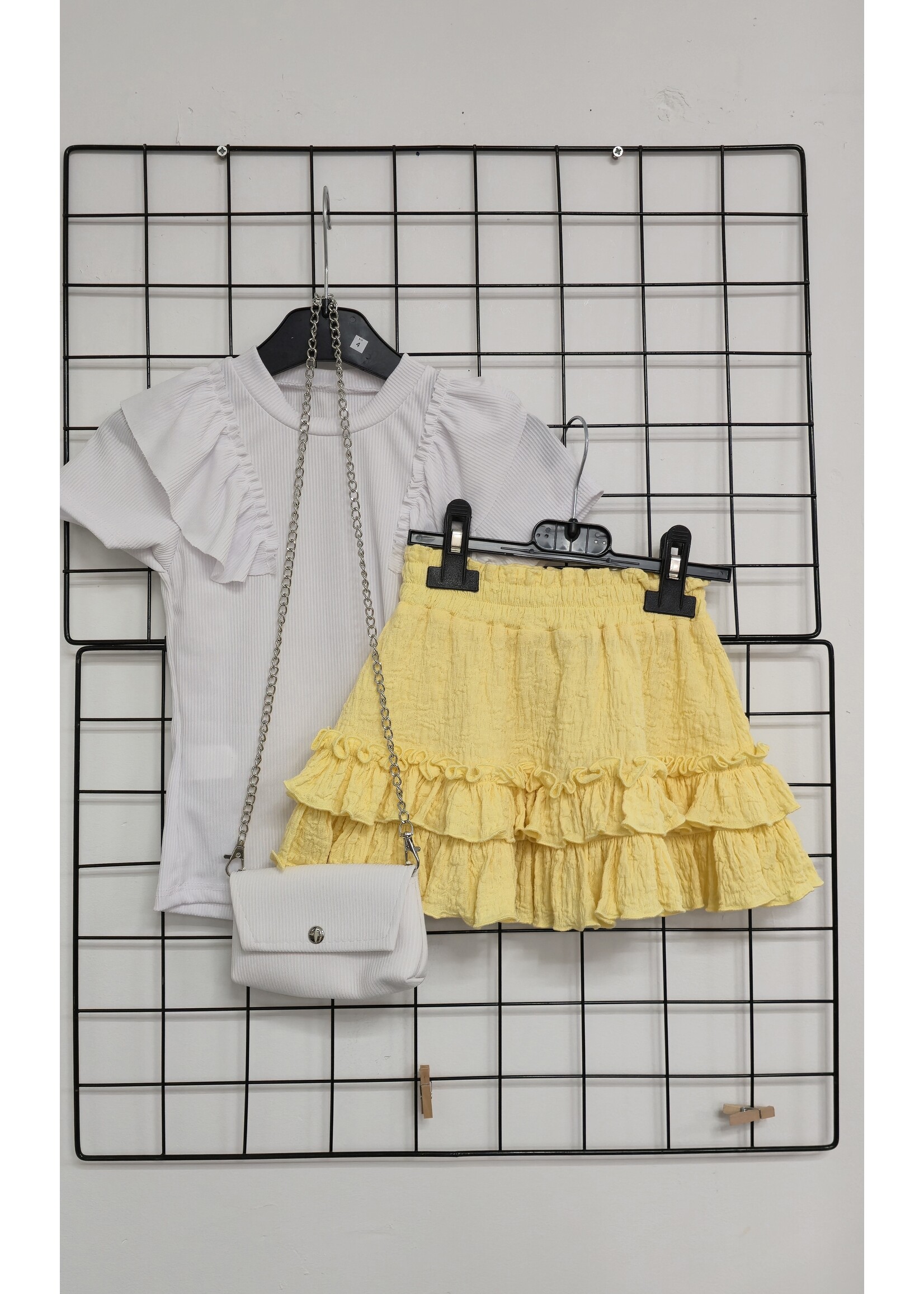 Shirt met tasje drie kleuren