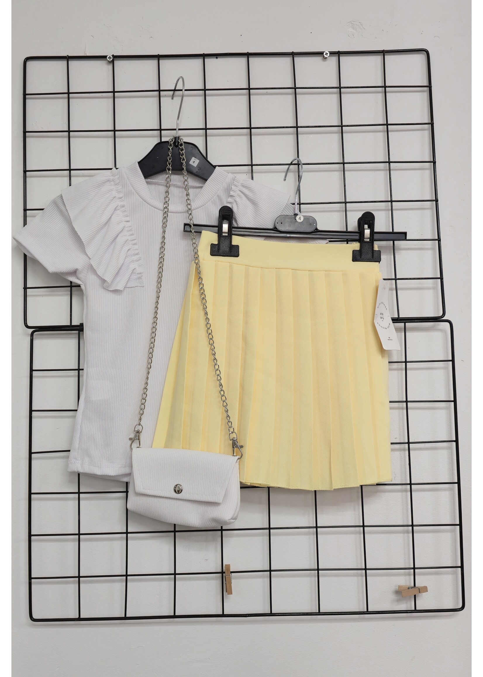 Shirt met tasje drie kleuren