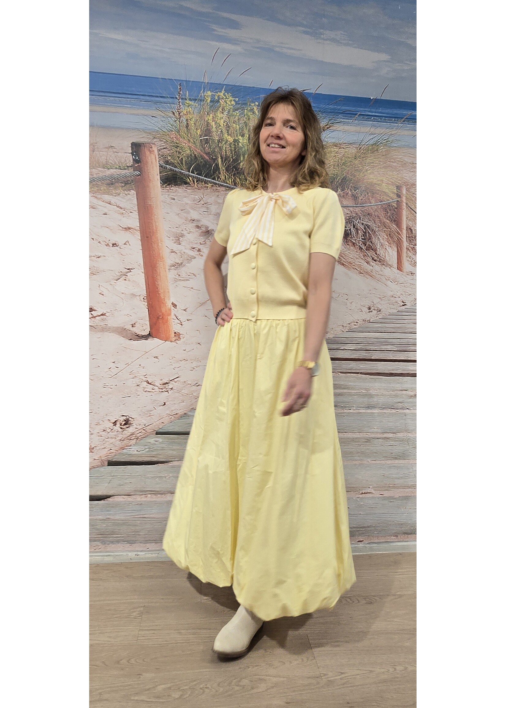 Knitwear vestje met strik