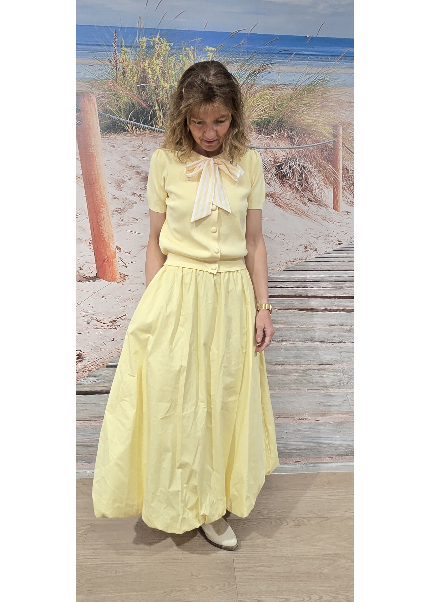 Knitwear vestje met strik