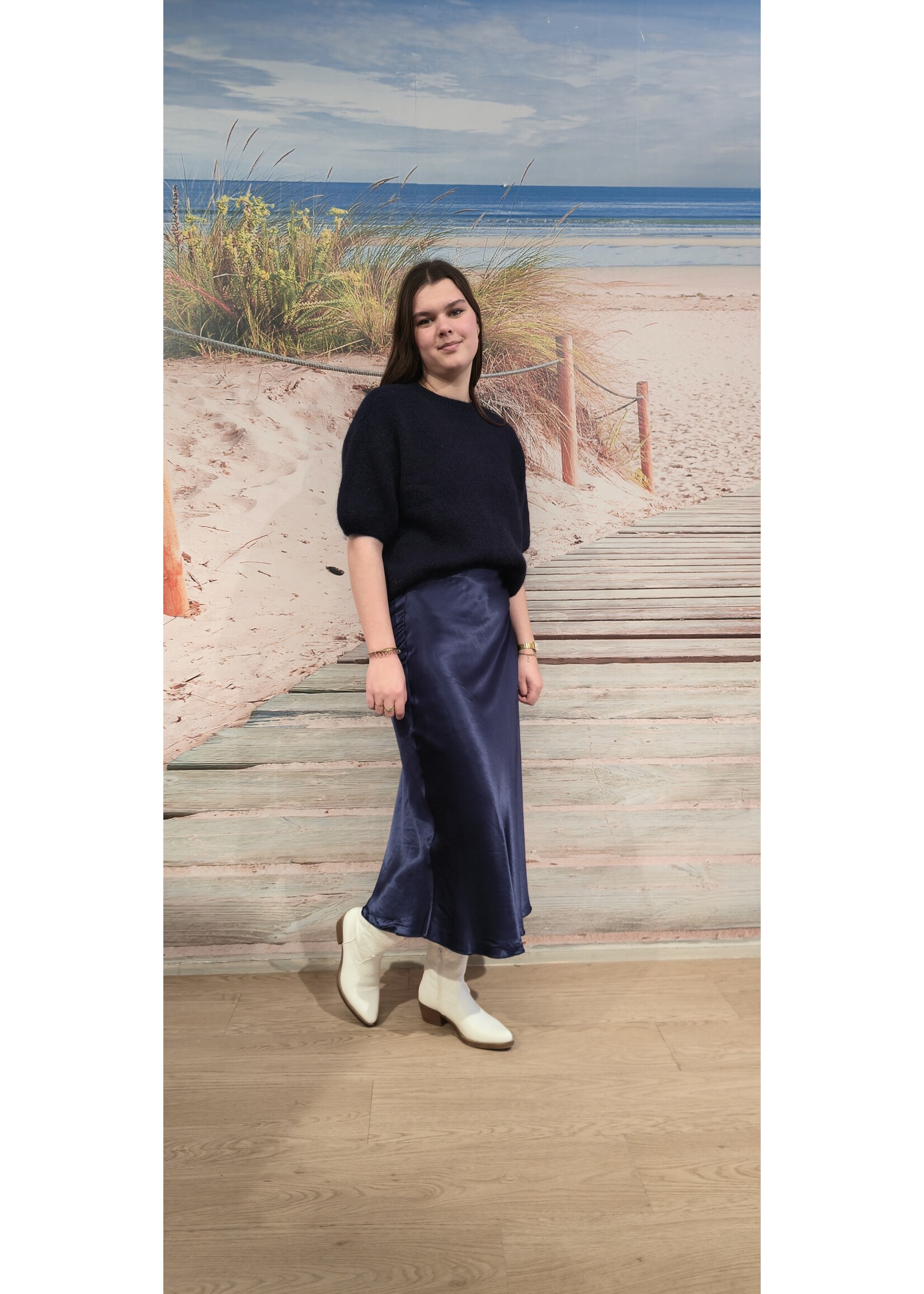 Satijnen rok meer kleuren