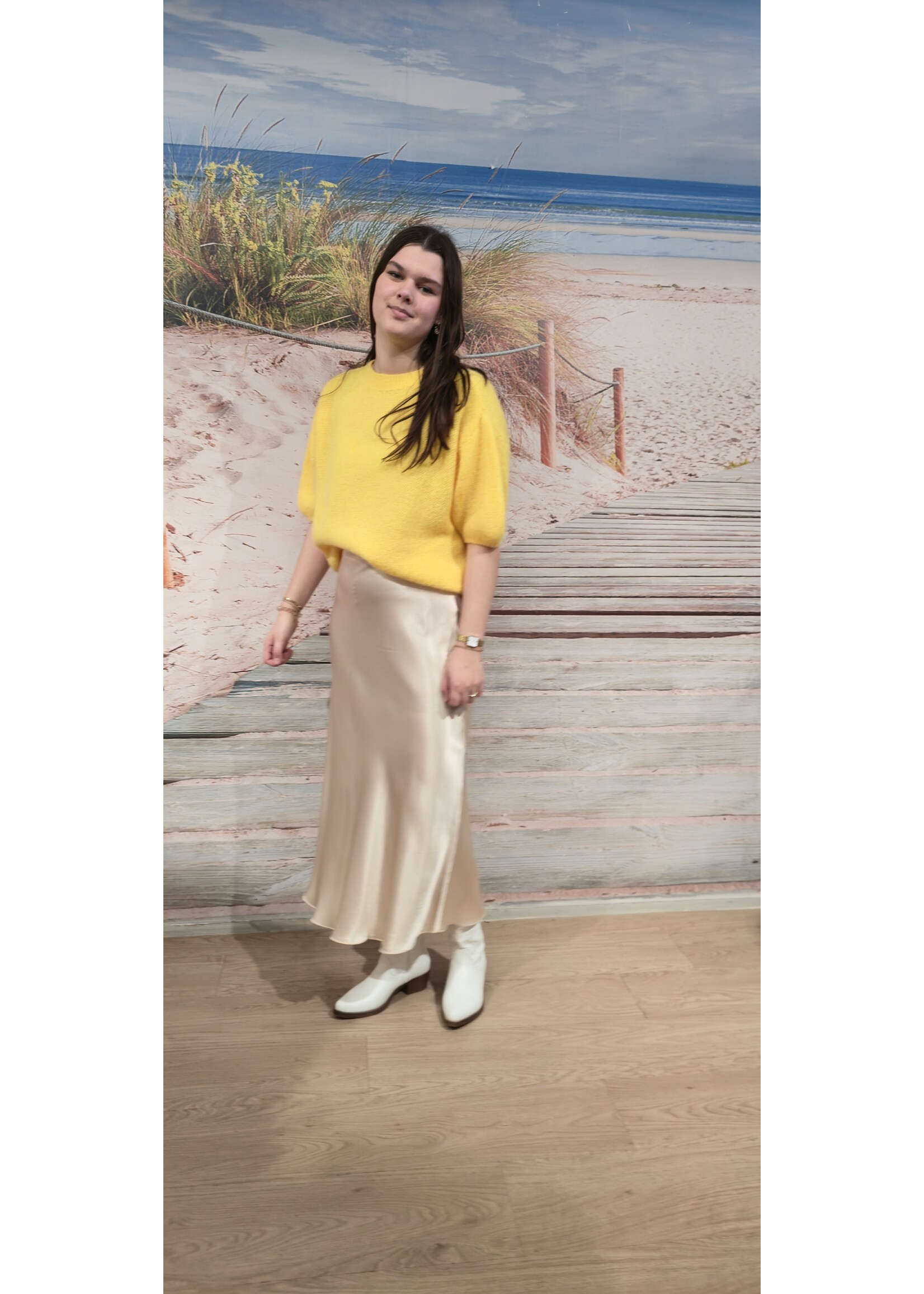 Satijnen rok meer kleuren