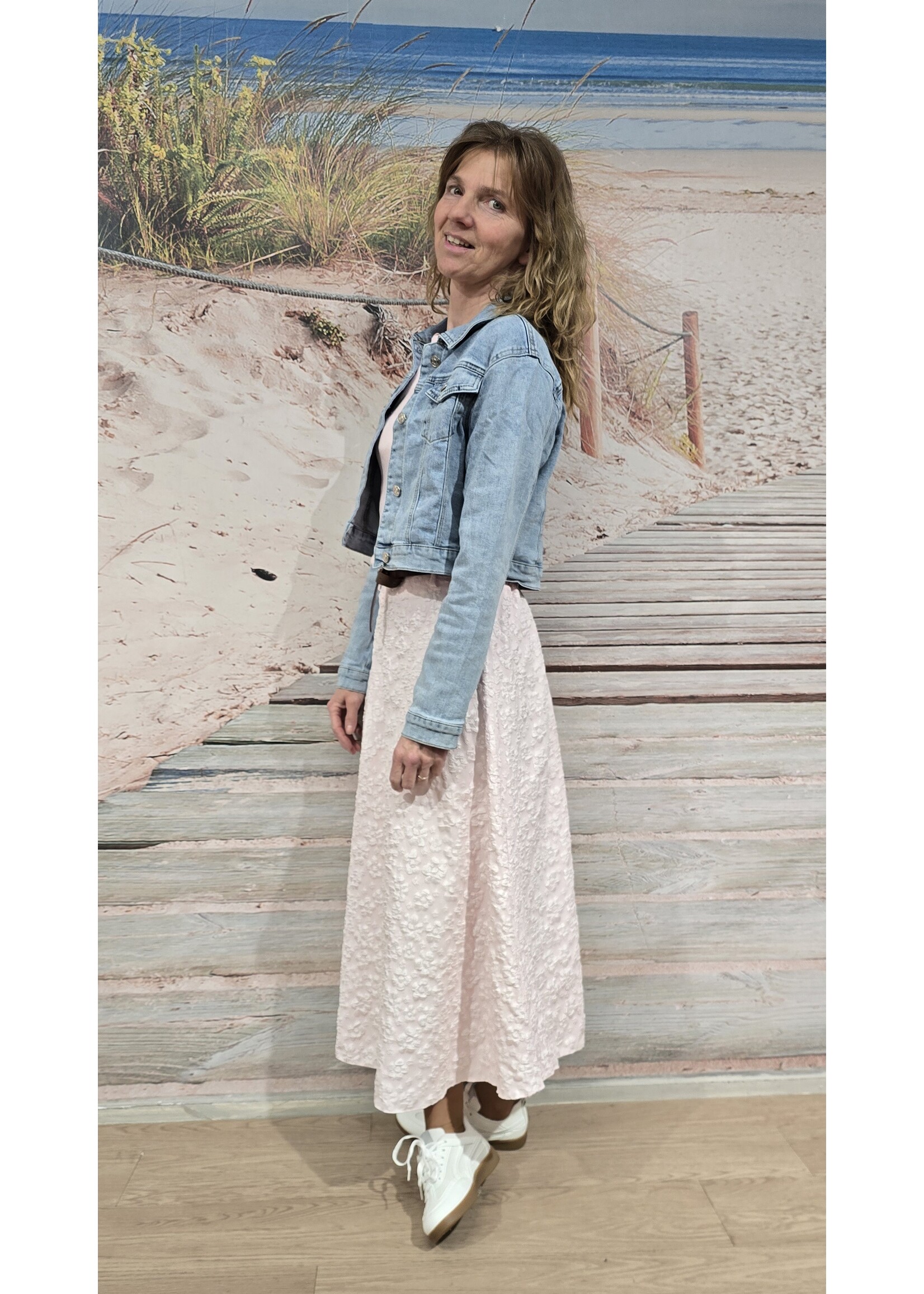 Jeans jasje grote maten