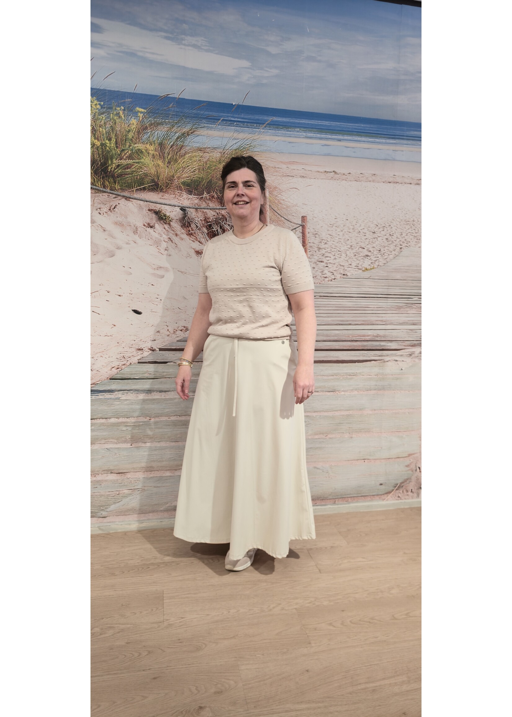 Knitwear top nopjes twee kleuren