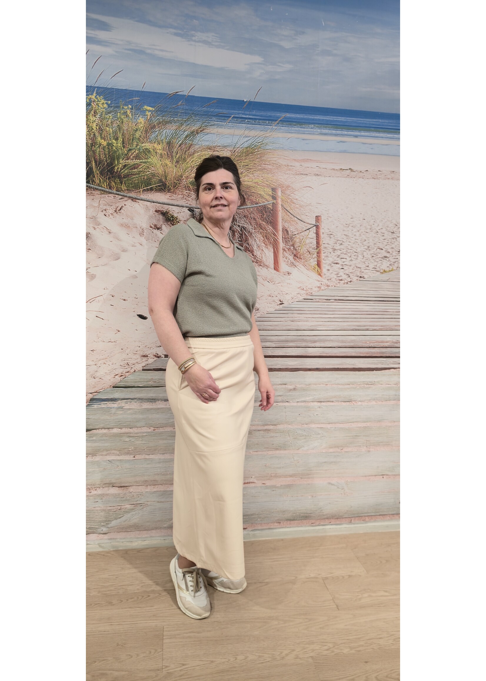 Los gebreide top Irma