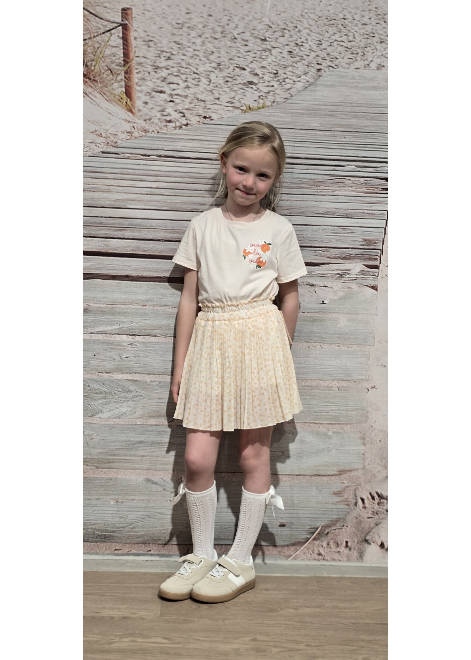 Plissé rokje meer kleuren