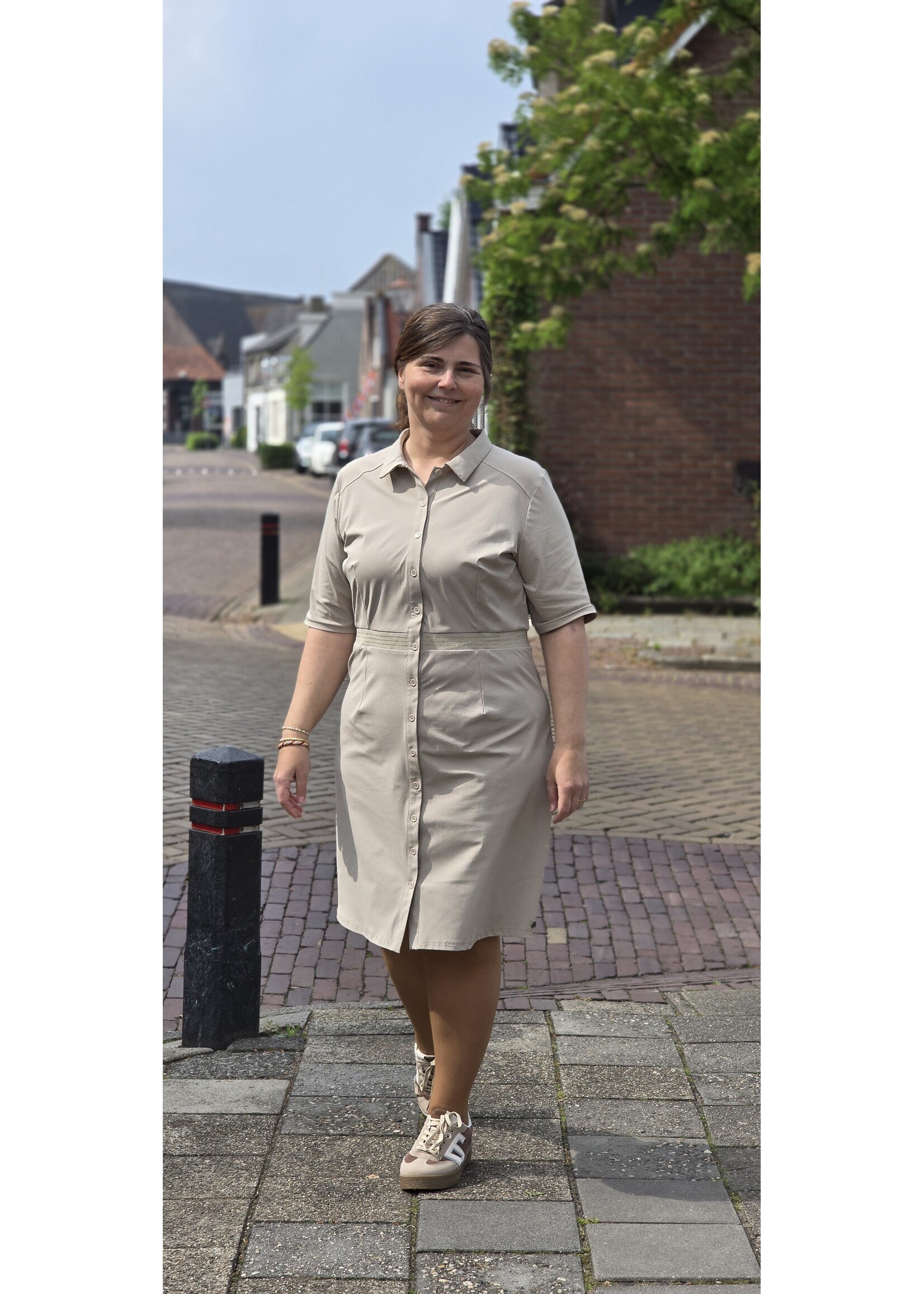Tripple nine dress met biesje