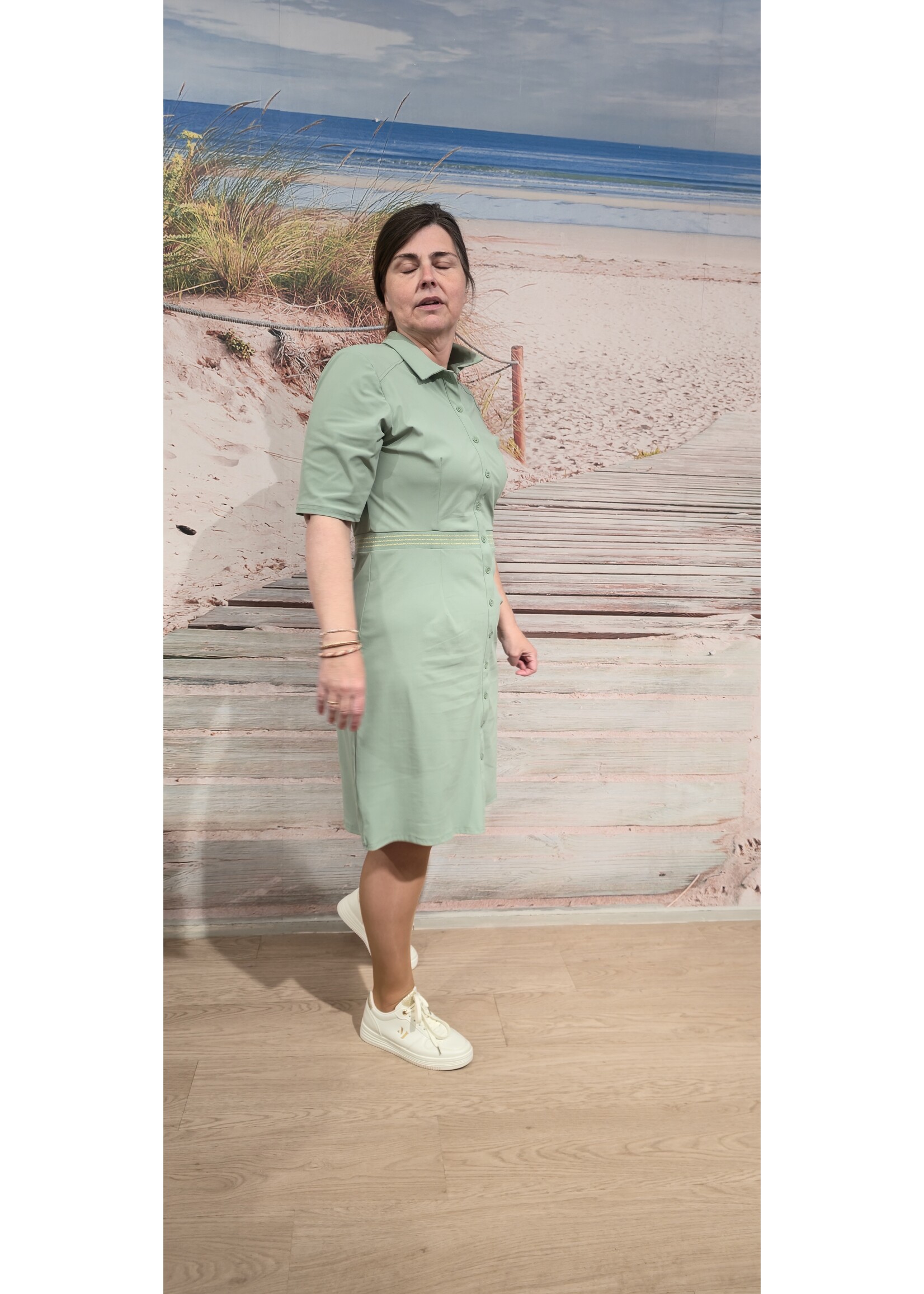 Tripple nine dress met biesje