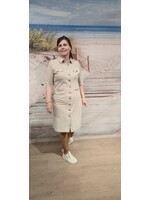 Tripple Nine dress met gouden details