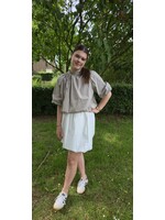Ballon blouse met strik
