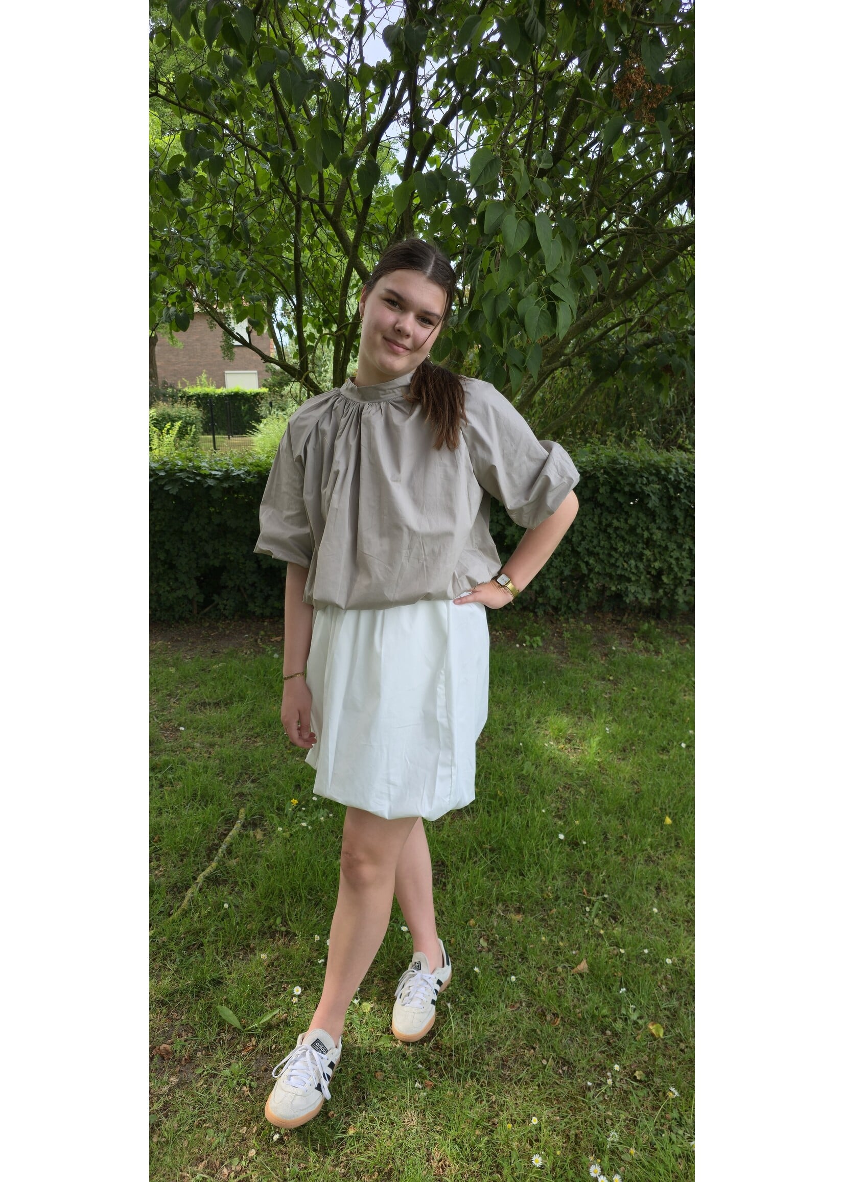 Ballonrok twee kleuren