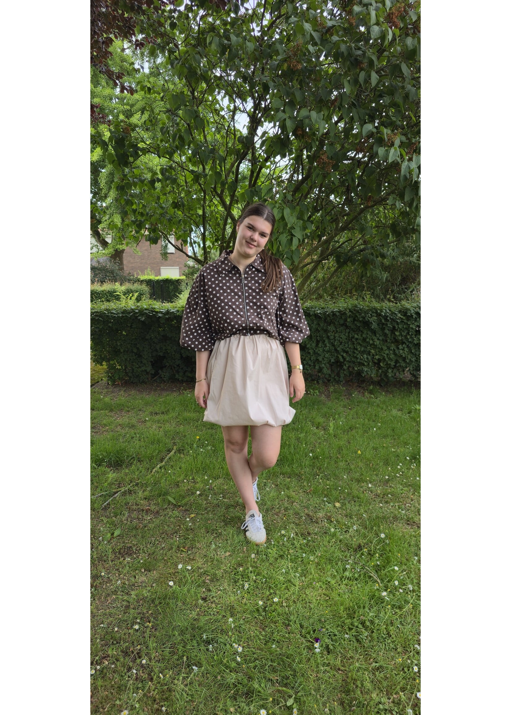 Ballonrok twee kleuren