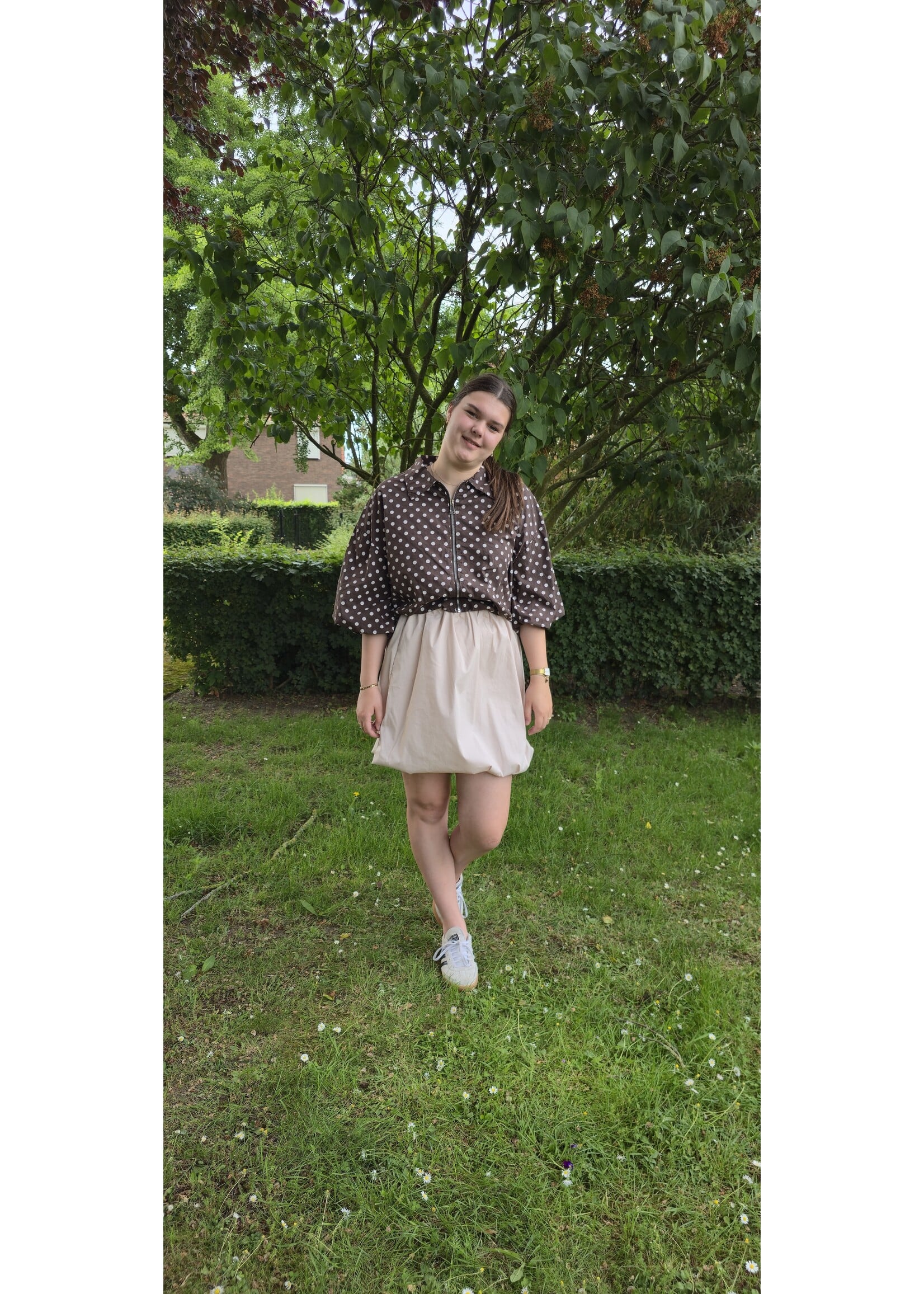 Ballonrok twee kleuren