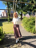 Satijnen dot rok