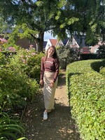Knitwear top twee kleuren