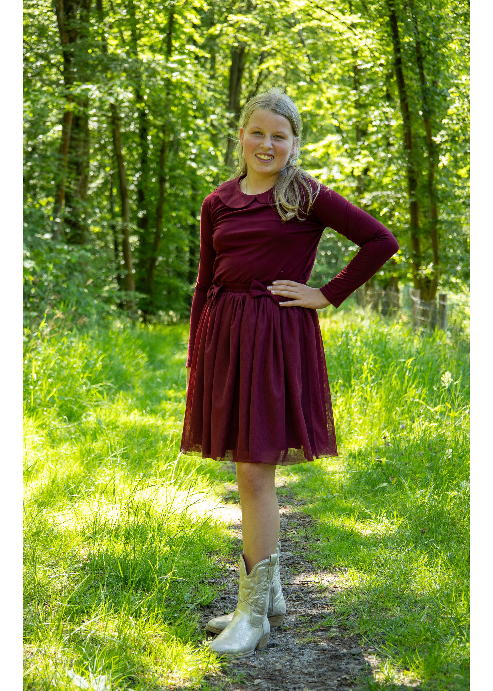 Tule set drie kleuren