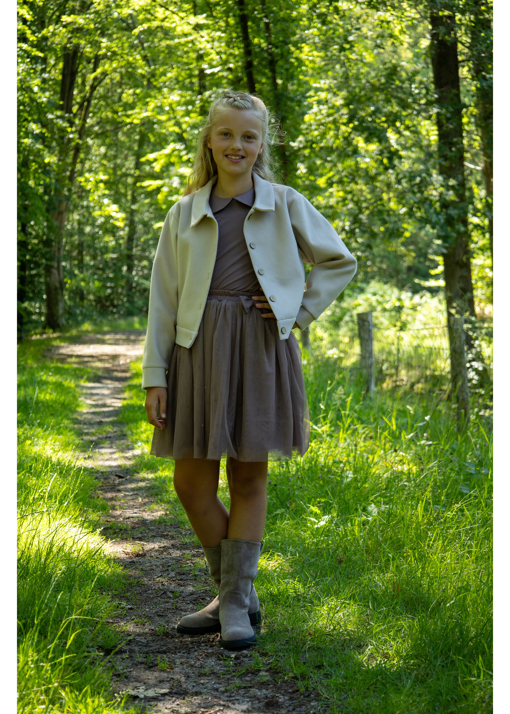 Tule set drie kleuren