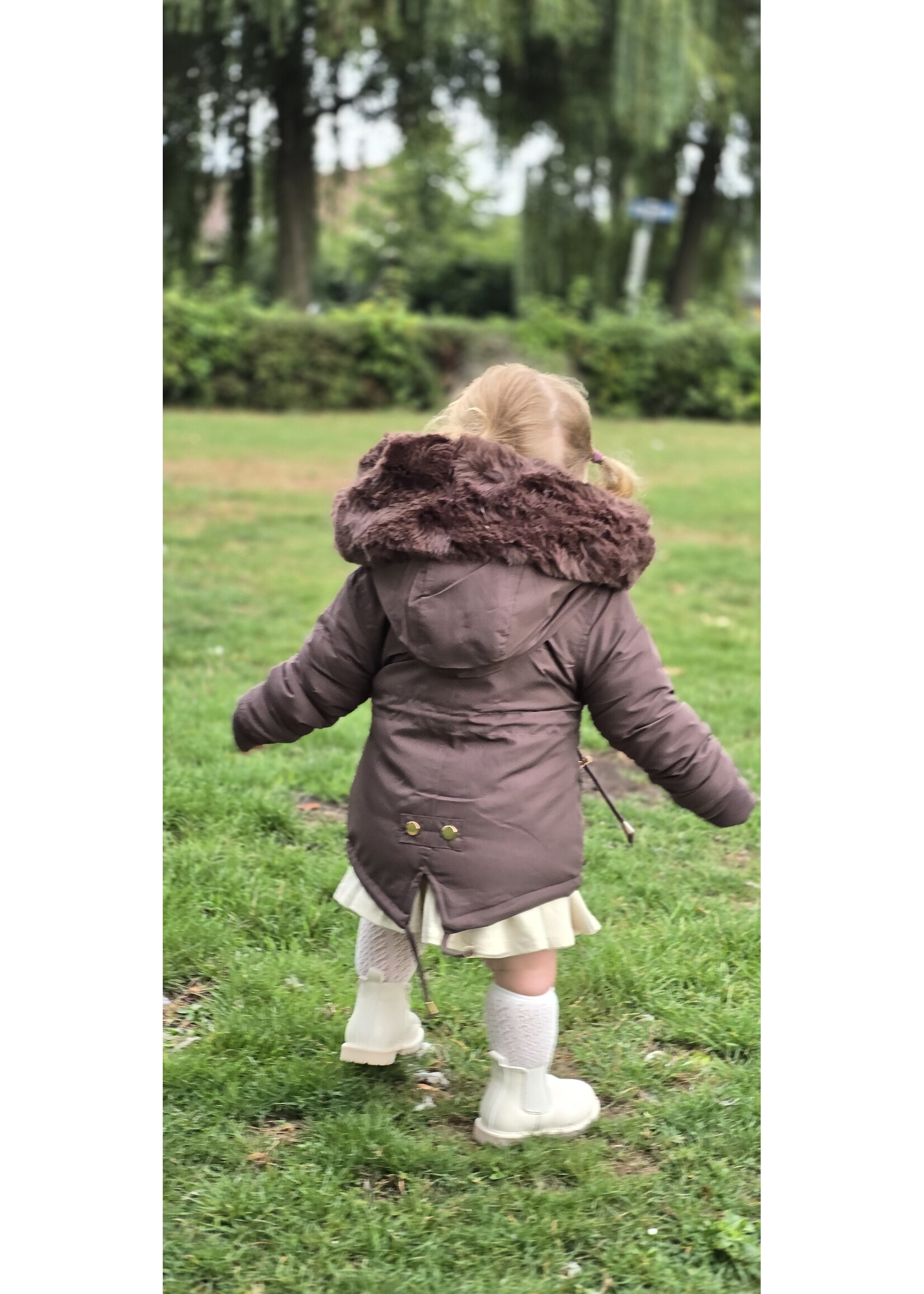 Winterjas Loïs baby choco