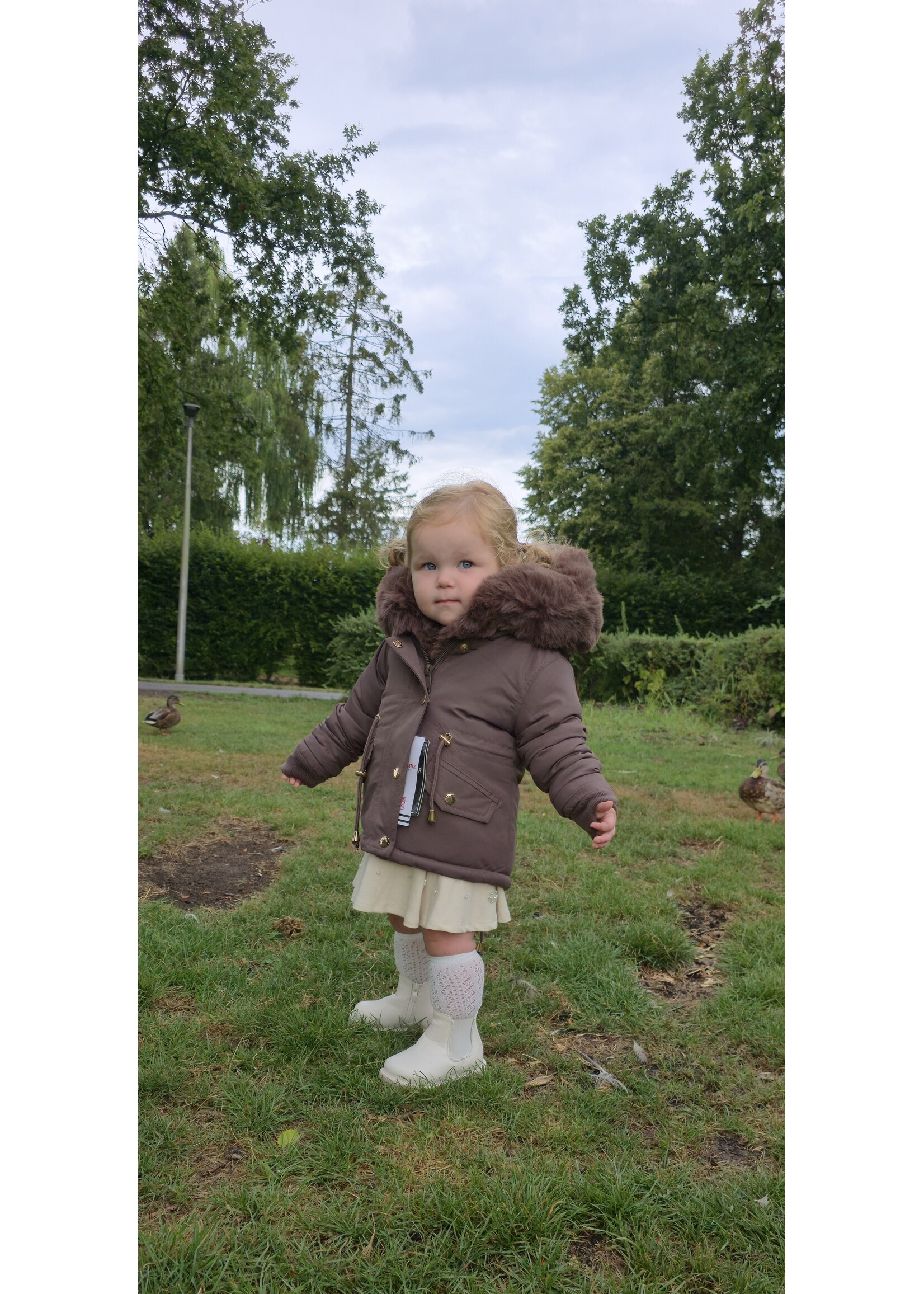 Winterjas Loïs baby choco