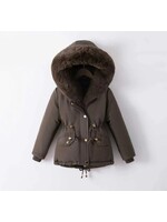 Winterjas Loïs choco meisje
