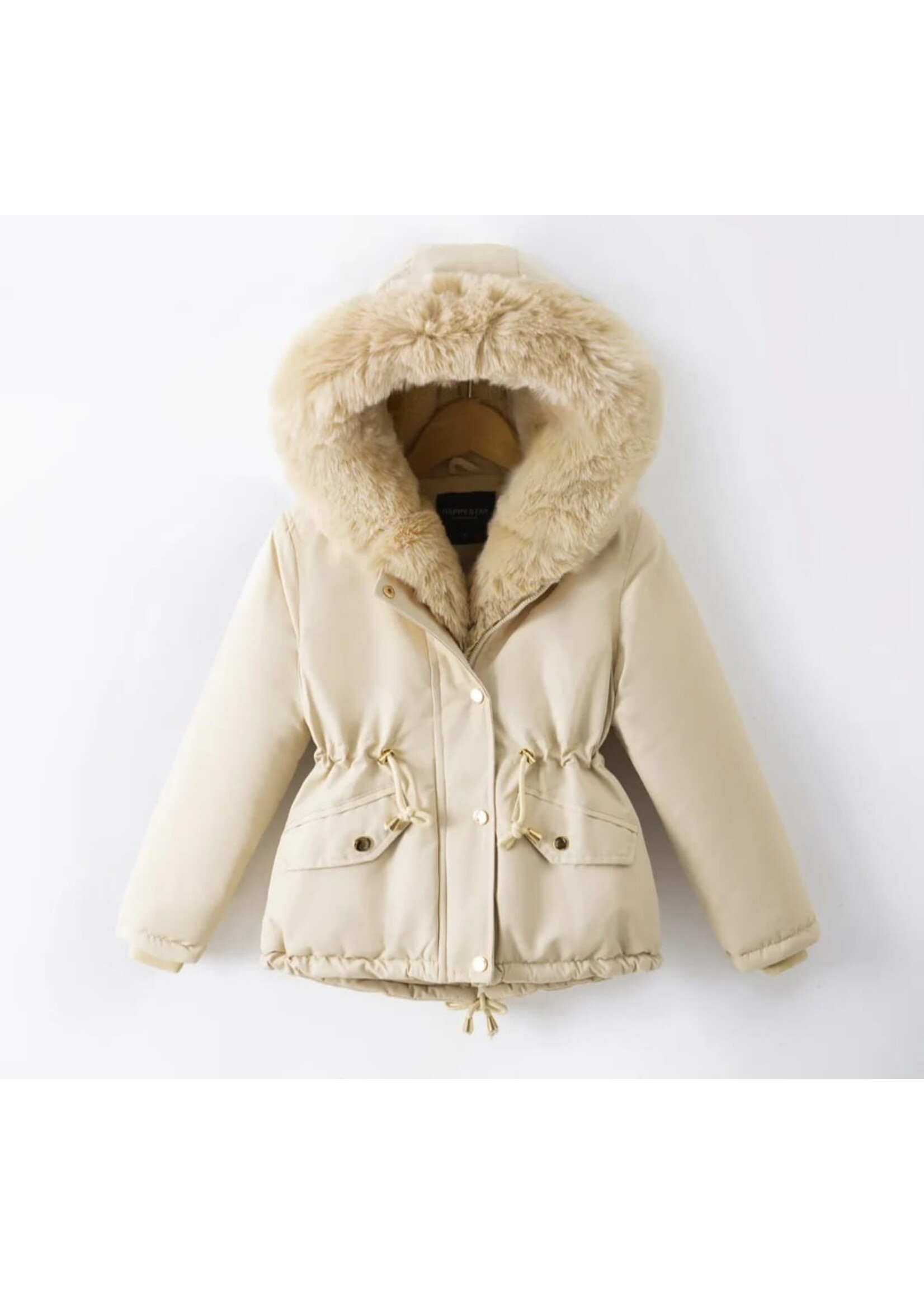 Winterjas Loïs beige meisje
