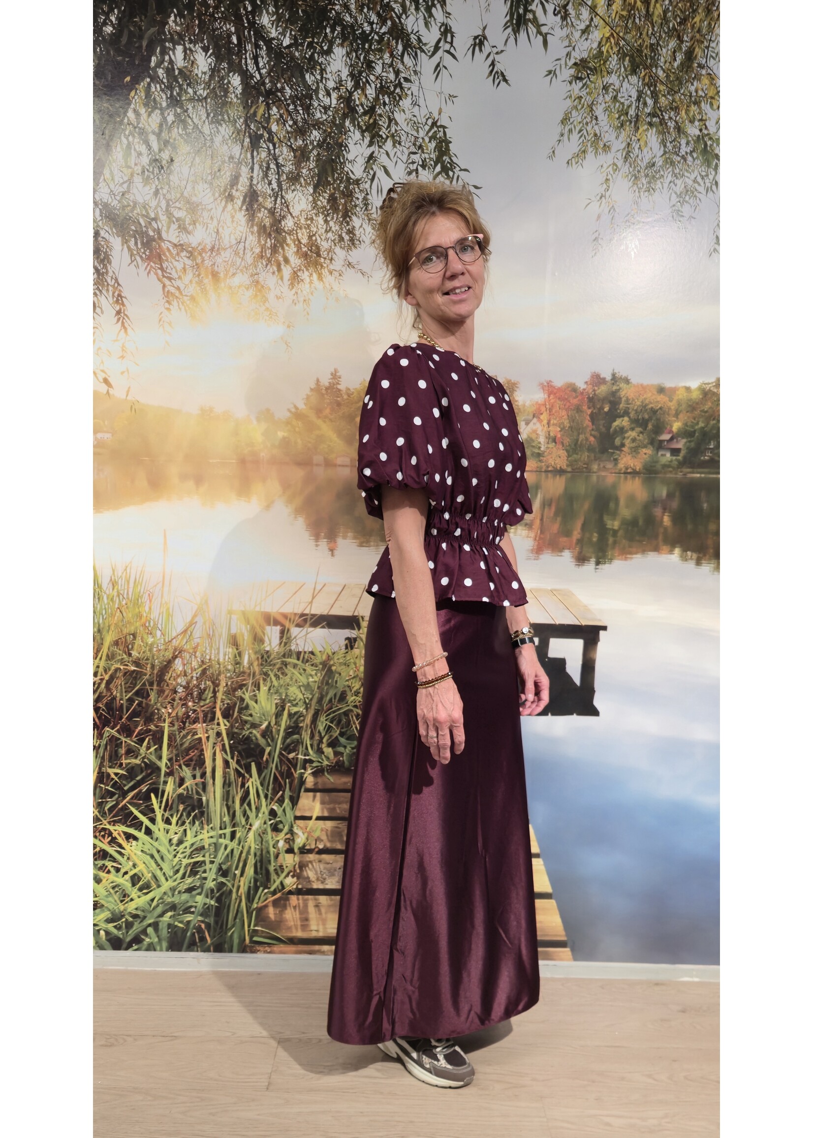 Dot blouse meer kleuren